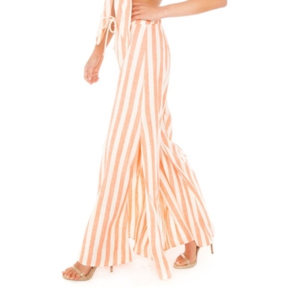 Show Me Your Mumu | Striped  Pierre Slit Pant size small New - Picture 3 of 7